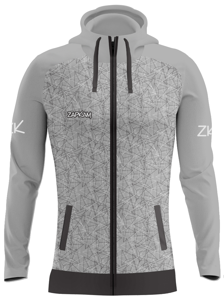 Pattern Sublimated Full Zip Hoodies